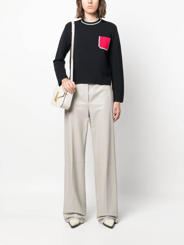 EMPORIO ARMANI: クルーネック online - クルーネック - ブルー