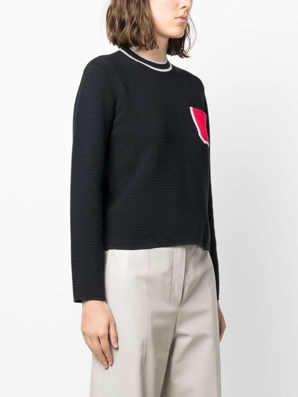 EMPORIO ARMANI buy online クルーネック - ブルー