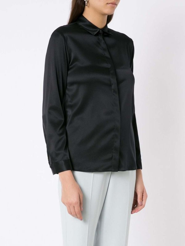 Silk shirt shop online: EMPORIO ARMANI