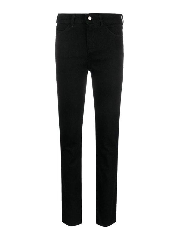 EMPORIO ARMANI: ブーツカットジーンズ - ブーツカットジーンズ - 黒