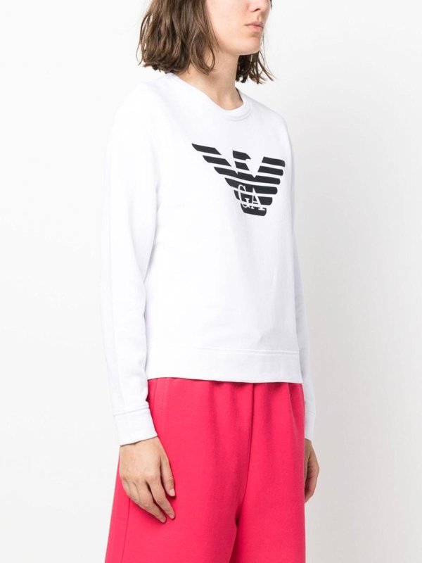 クルーネック - 白 shop online: EMPORIO ARMANI