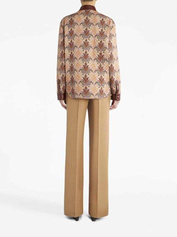 The Best Shops ETRO: Giacca camicia in lana e seta