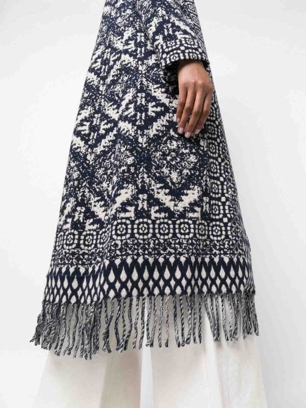 Kurzer Mantel - Blau shop online: FORTE FORTE