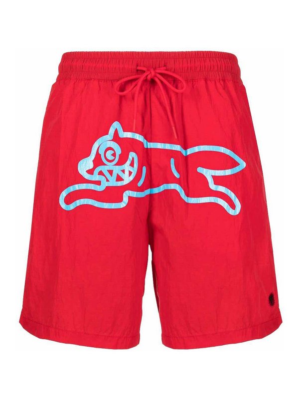 ICECREAM: トラウザーショーツ - ショートパンツ - 赤