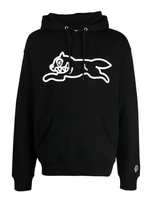 ICECREAM: Sweatshirts & Sweaters - Running dog cotton hoodie