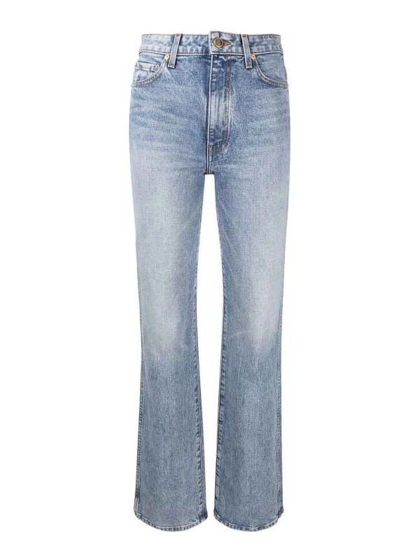 KHAITE: bootcut jeans - Danielle denim jeans