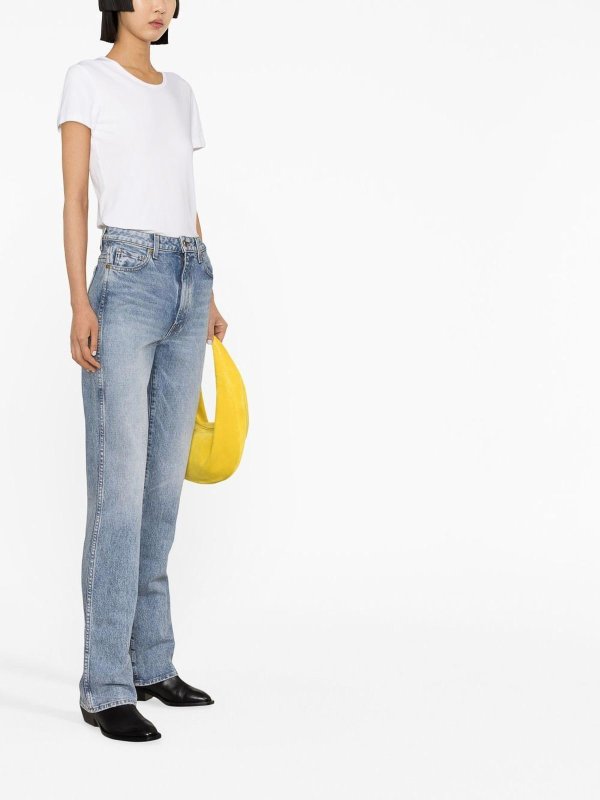 KHAITE: bootcut jeans online - Danielle denim jeans