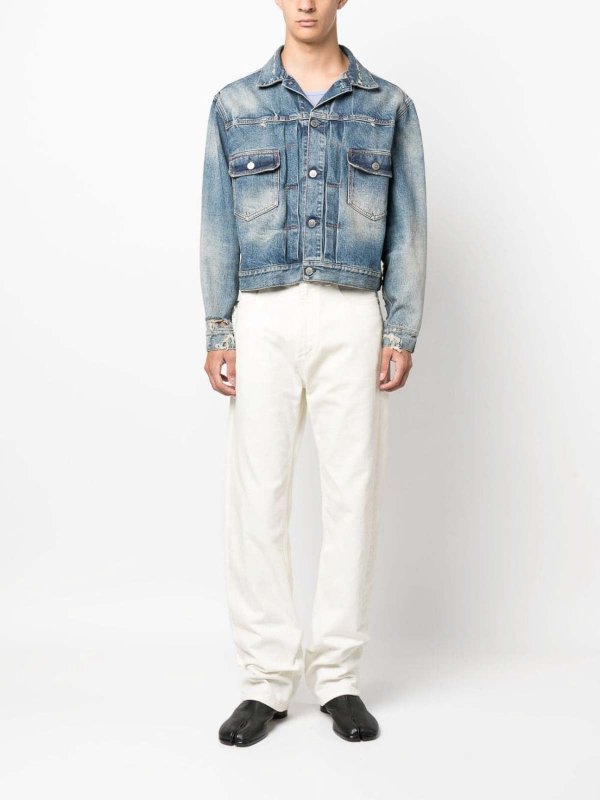 Denim jacket shop online: Maison Margiela