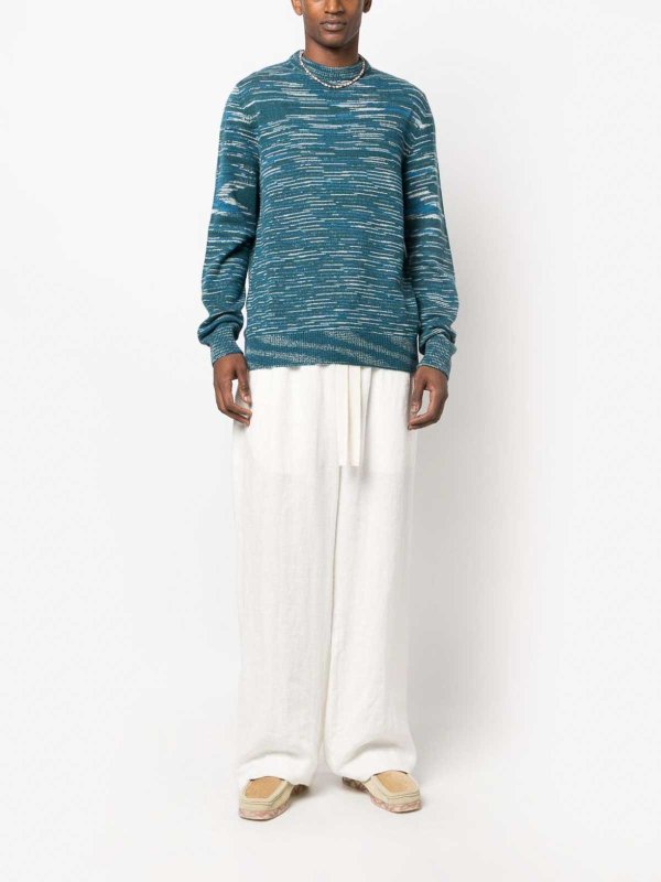 MISSONI: Suéteres con cuello pico online - Suéter Cuello Redondo - Verde