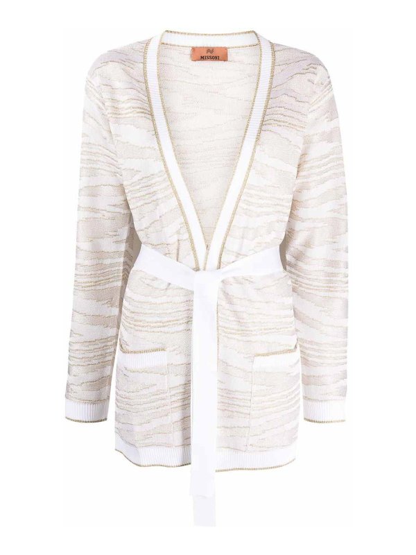 MISSONI: カーディガン - カーディガン - 白