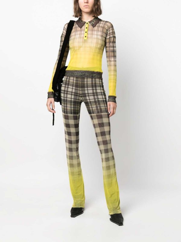 Checked trousers shop online: OTTOLINGER