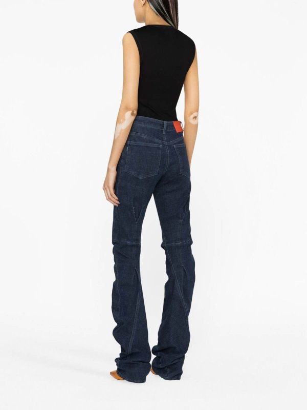 OTTOLINGER: bootcut jeans online - Draped denim jeans