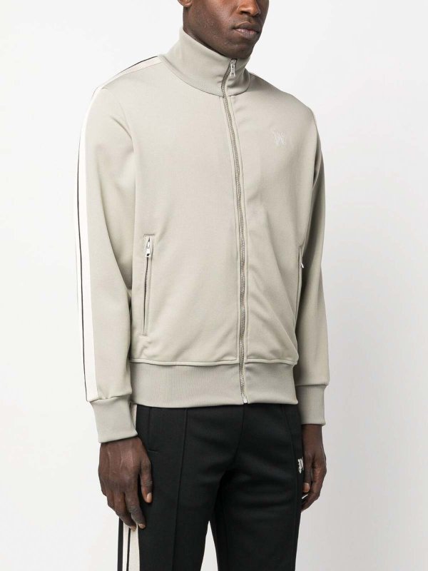 The Best Shops Palm Angels: casual jackets - Monogram track jacket