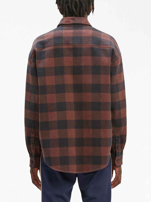 Palm Angels: shirts online - Monogram cotton overshirt