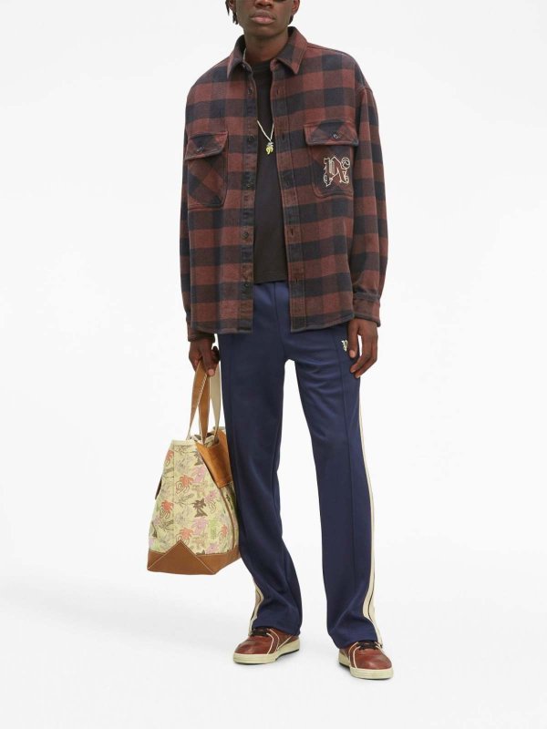 Palm Angels buy online Monogram cotton overshirt