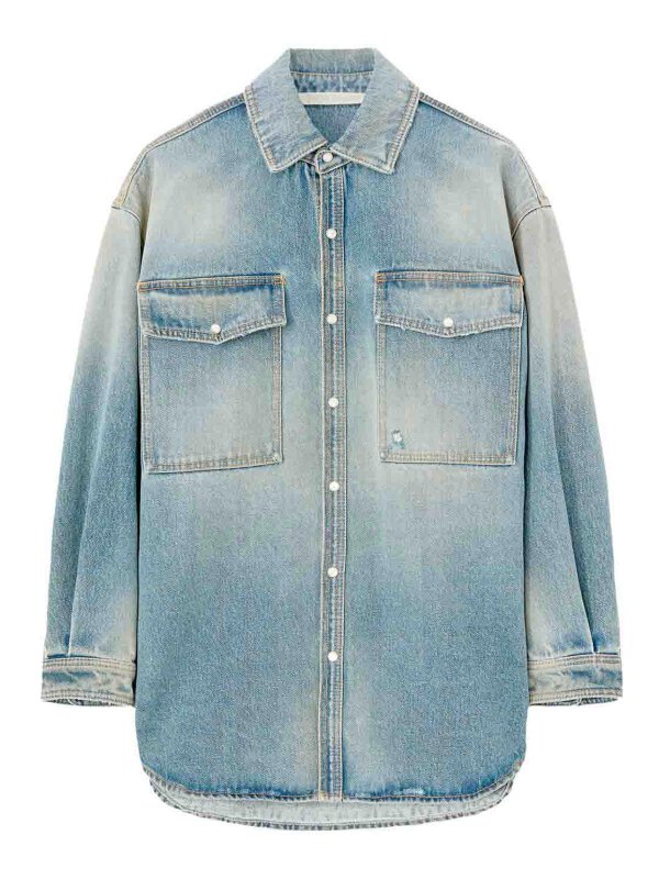 Palm Angels: Chemises - Chemise - Bleu
