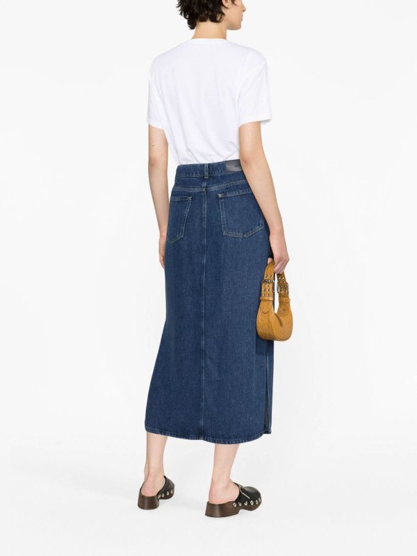 SEVEN: Knee length skirts & Midi online - Denim midi skirt