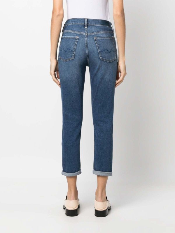 SEVEN: bootcut jeans online - Cropped denim jeans