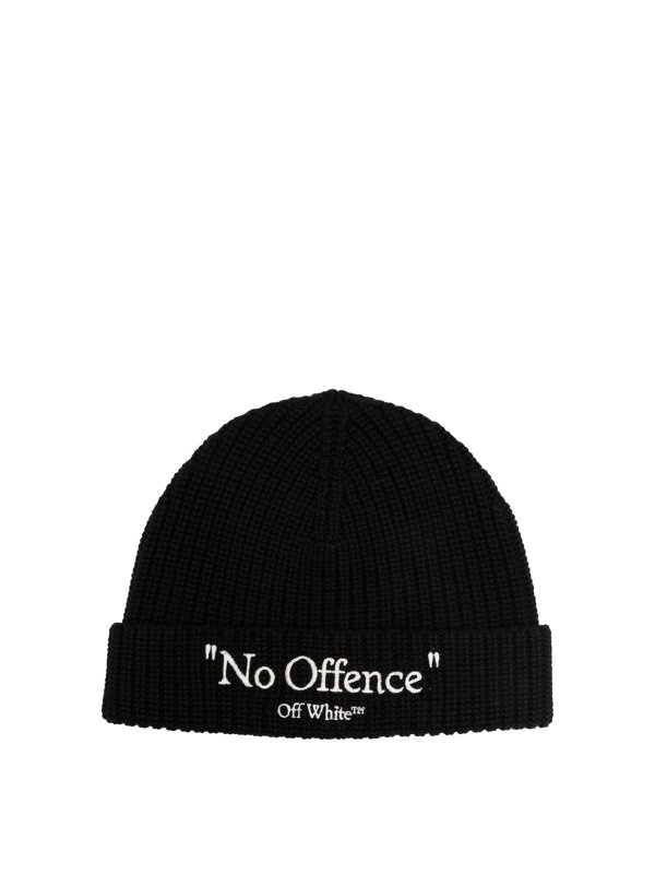 OFF-WHITE: Gorros - Gorro - Negro