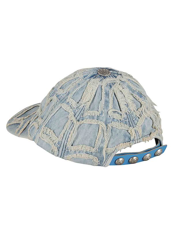 Denim baseball cap