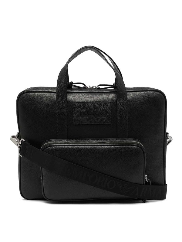 EA7 Emporio Armani: wallets & purses - Leather briefcase