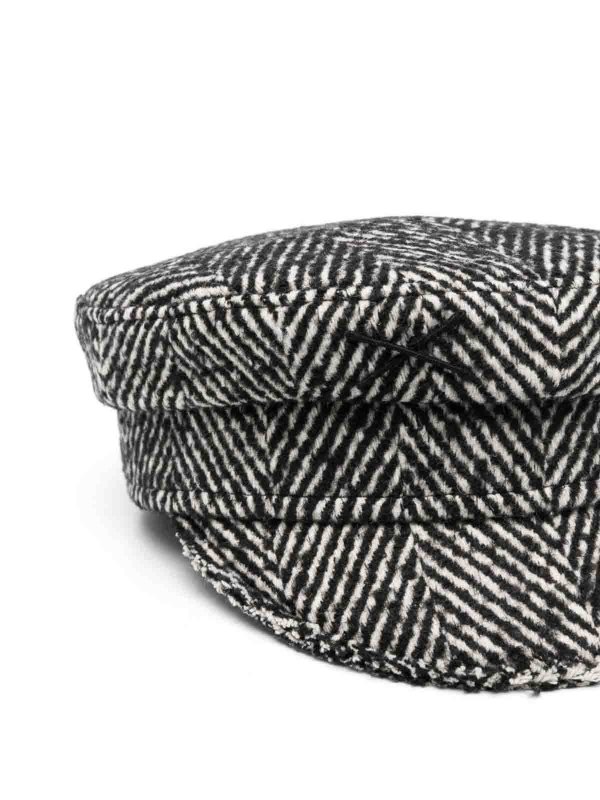 RUSLAN BAGINSKIY: hats & caps online - Baker boy wool cap