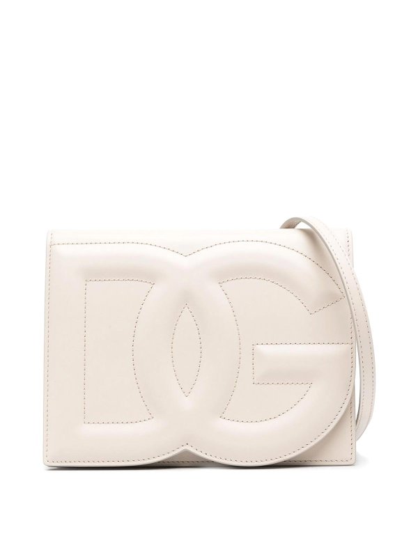 DOLCE & GABBANA: クロスボディバッグ - クロスボディバッグ - 白