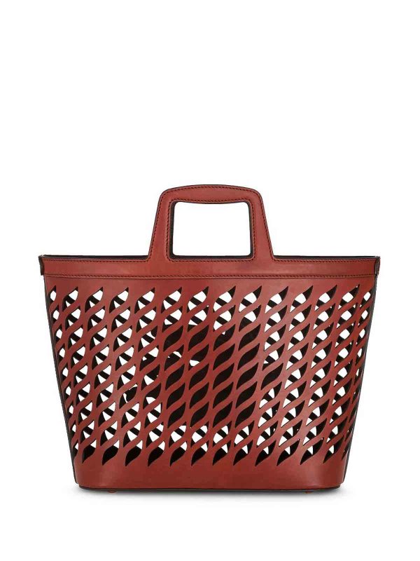 ETRO buy online Perforated leather shopping bag