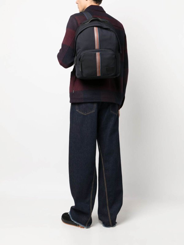 バックパック - ブルー shop online: PAUL SMITH