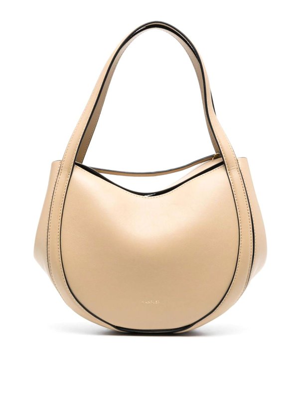WANDLER: cross body bags - Lin mini leather tote bag