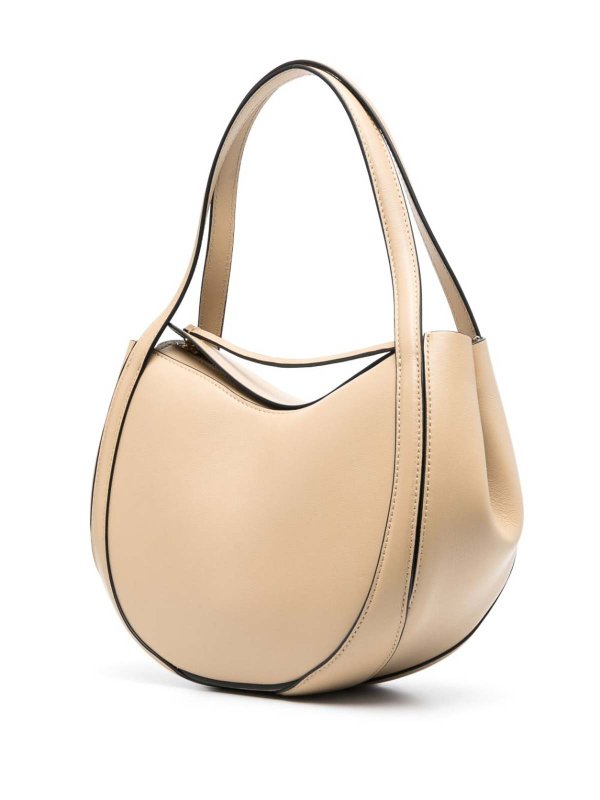 Lin mini leather tote bag shop online: WANDLER