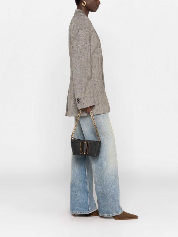 The Best Shops BOYY: totes bags - Buckle pouchette epsom leather handbag