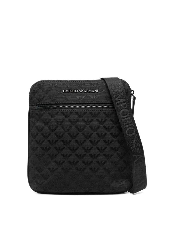 EMPORIO ARMANI: クロスボディバッグ - クロスボディバッグ - 黒