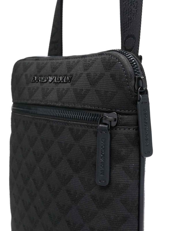 クロスボディバッグ - 黒 shop online: EMPORIO ARMANI