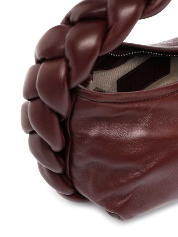 HEREU Espiga Braided Handle Leather Handbag