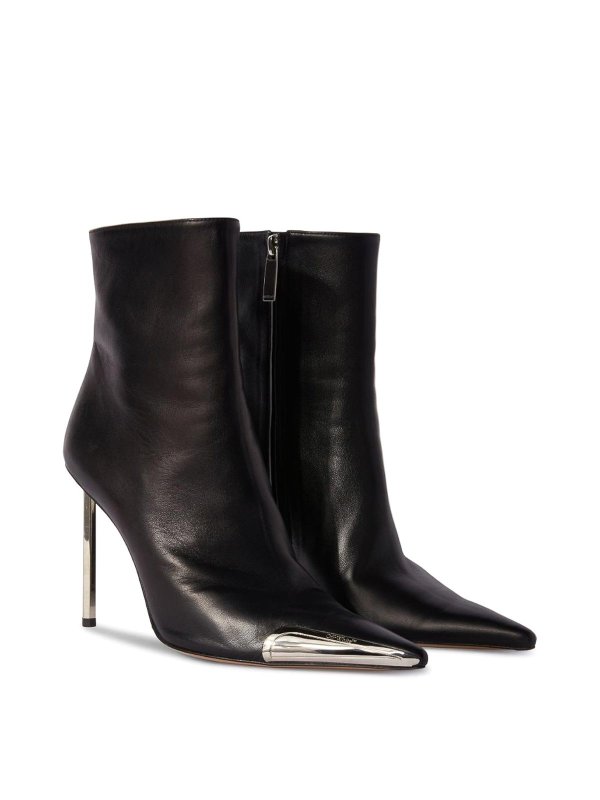 OFF-WHITE: Stiefeletten - Leather