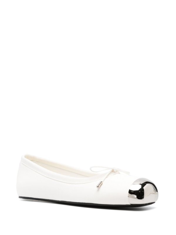 Leather ballet flats shop online: ALEXANDER MCQUEEN