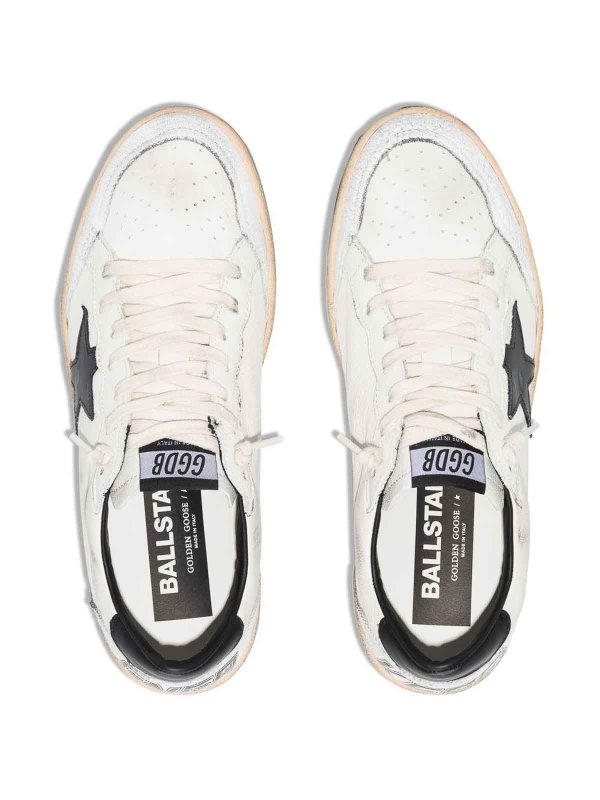 Ball star leather sneakers shop online: GOLDEN GOOSE