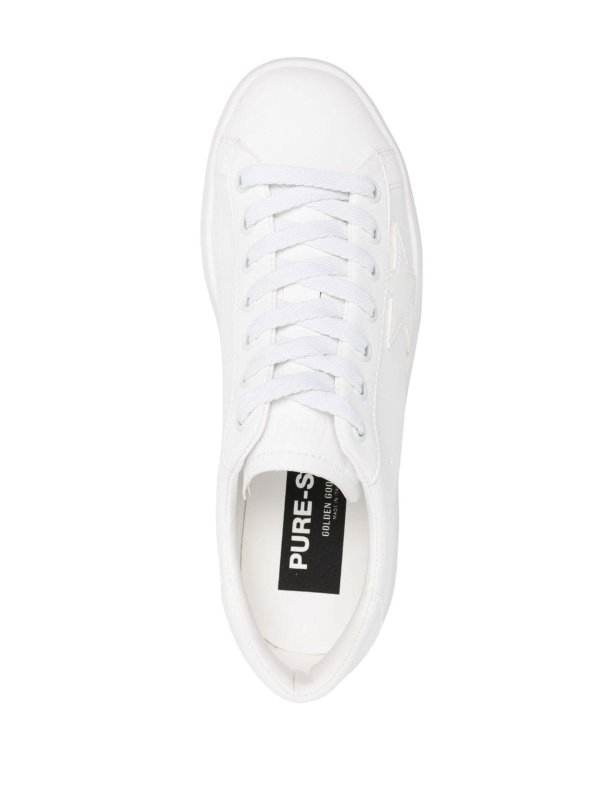 Pure star leather sneakers shop online: GOLDEN GOOSE