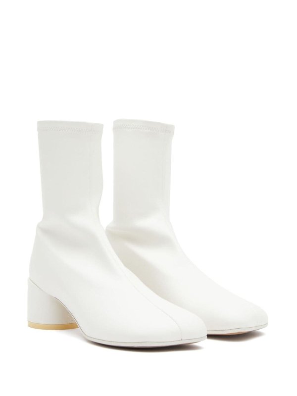The Best Shops MM6 MAISON MARGIELA: アンクルブーツ - 白