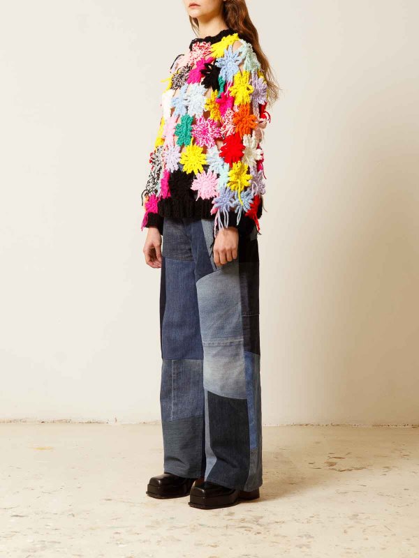 CAVIA: Suéteres con cuello pico online - Suéter Cuello Redondo - Multicolor