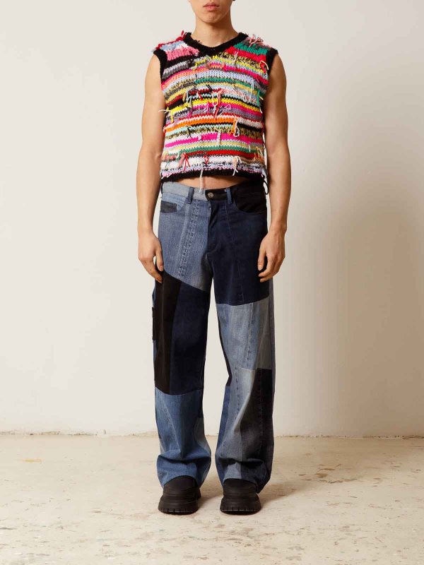 CAVIA: Gilets tricot - Gilet - Multicolore