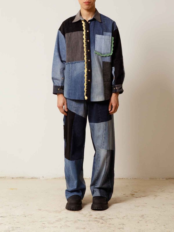 CAVIA: Hemden - Hemd - Jeansblau