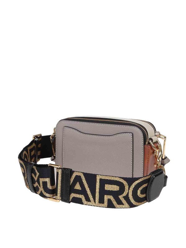 The Best Shops MARC JACOBS: borse a tracolla - Borsa snapshot in pelle colore cemento