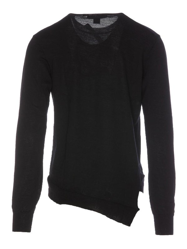 COMME DES GARCONS: Pull col rond online - Pull Col Rond - Noir