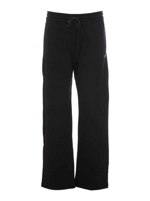 OFF-WHITE: tracksuit bottoms - Off stitch sweatpants