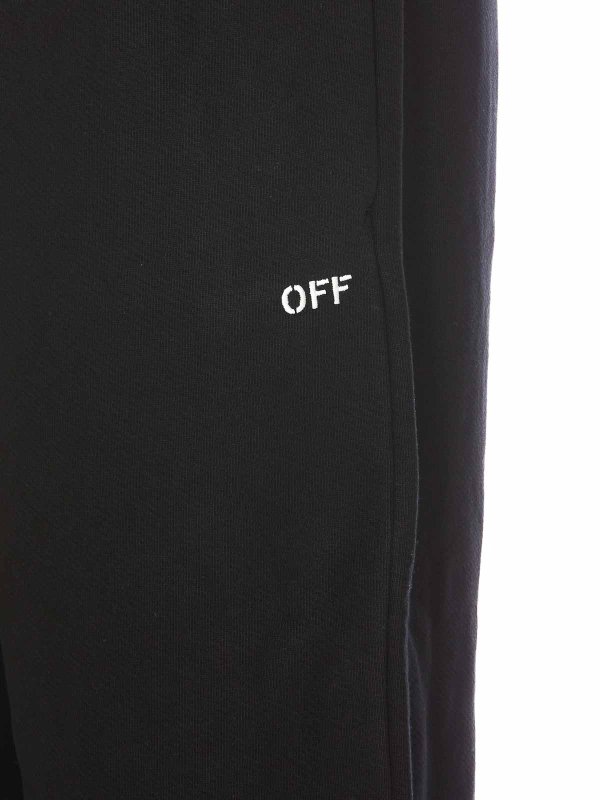 The Best Shops OFF-WHITE: tracksuit bottoms - Off stitch sweatpants