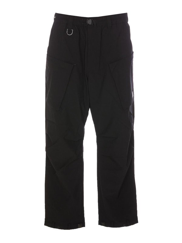 Y-3: Trousers Shorts - Ripstop track pants