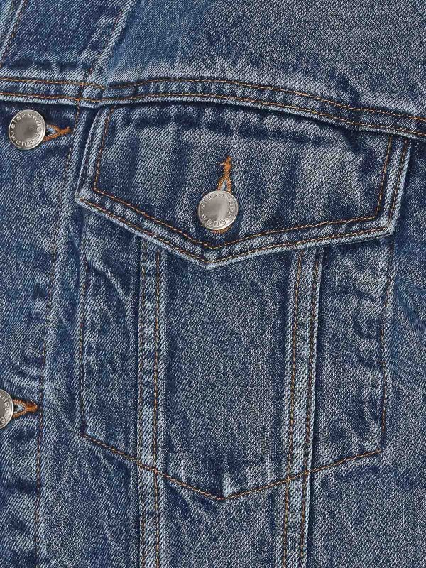 Logo denim jacket shop online: ALEXANDER WANG