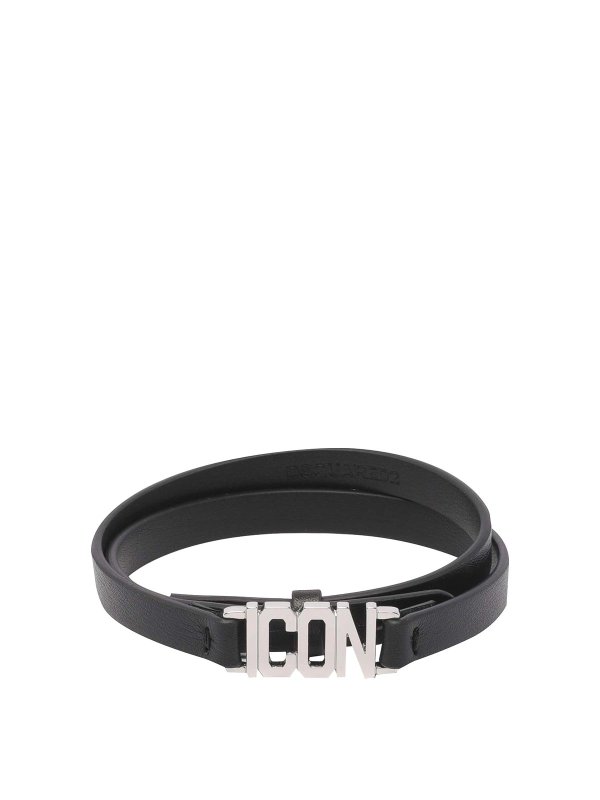DSQUARED2: Bracelets  - Bracelets - Noir